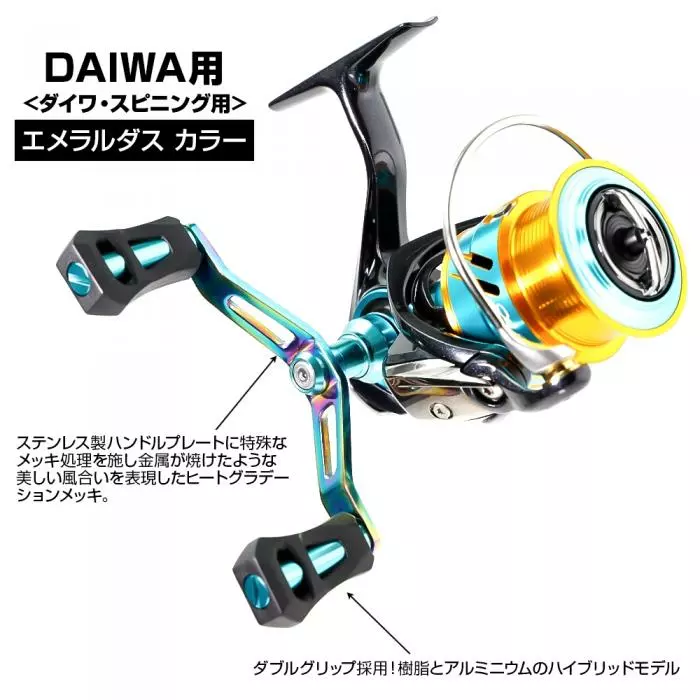 Dress Gatling Double Heat Gradation 90mm (Daiwa Emeraldas) - Image 3
